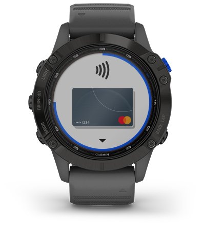 garmin fenix 6 pro solar mineral blue