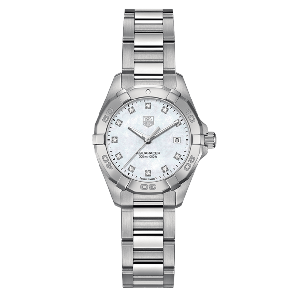 tag heuer aquaracer mother of pearl