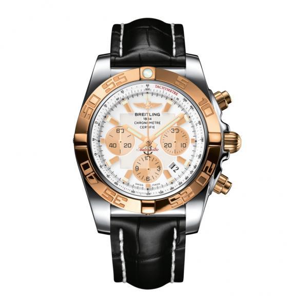 Breitling Chronomat 44 Mother Of Pearl Leather Tang Type