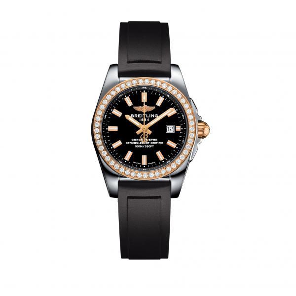 Breitling Galactic 29 Black Rubber (Diver Pro III) Folding Clasp