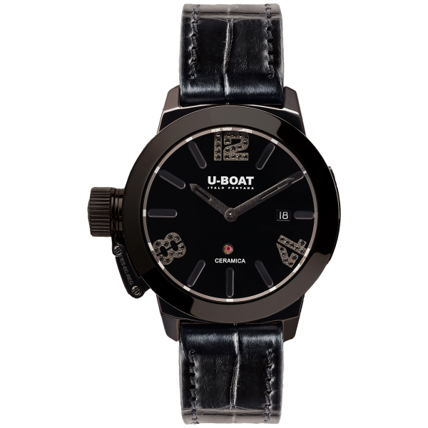 U-Boat Classico 42 Ceramic Black Diamonds