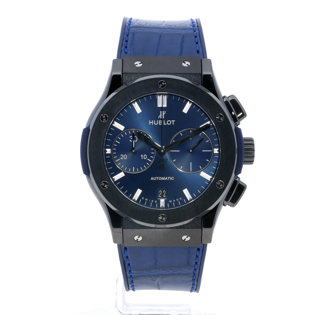 hublot classic fusion blue chronograph