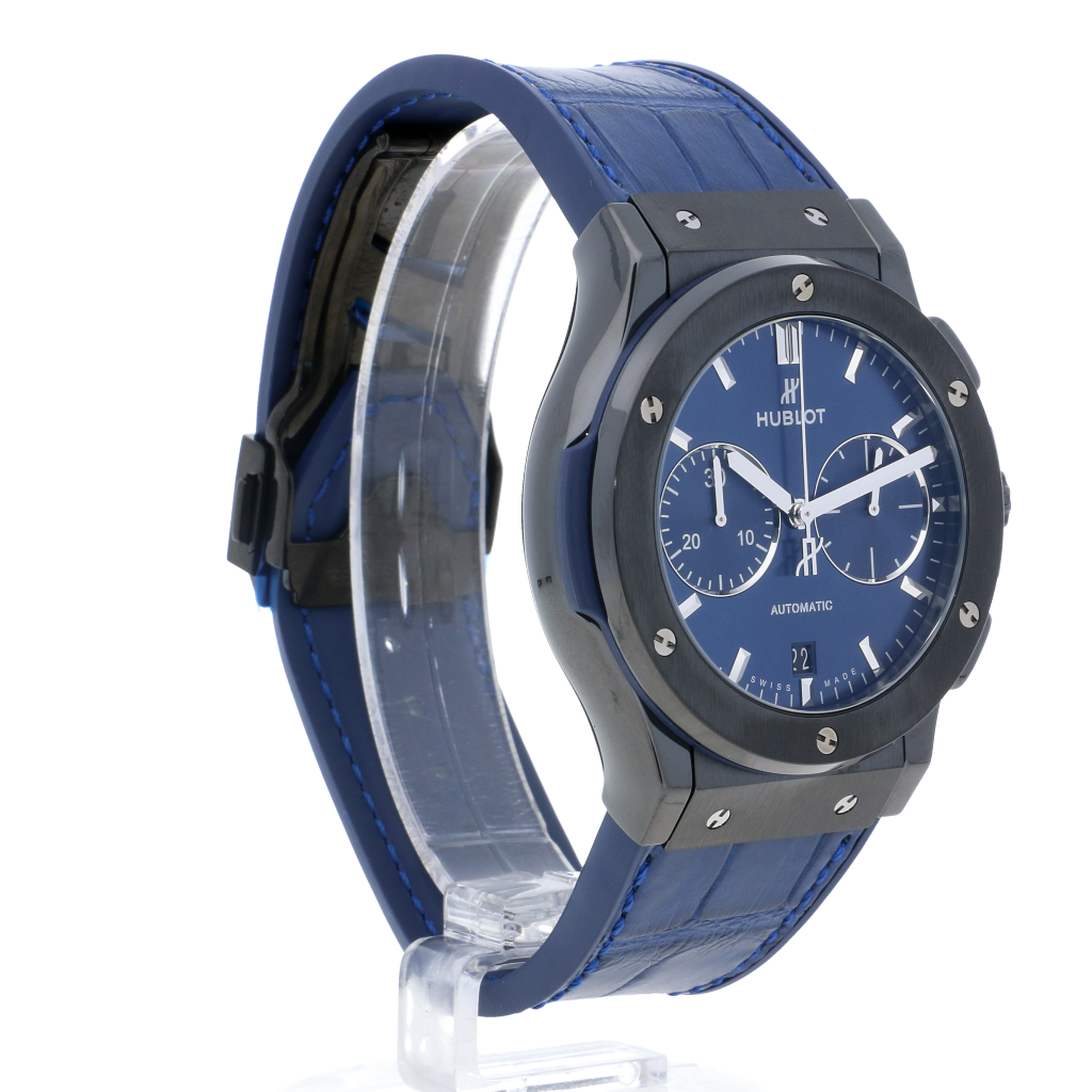 hublot classic fusion blue chronograph