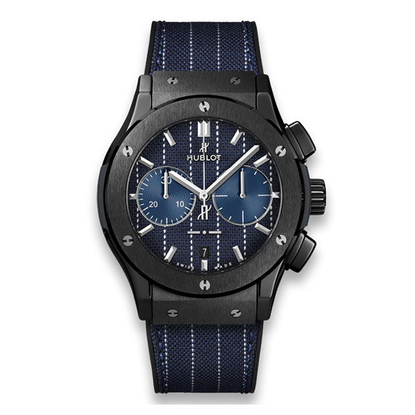 Hublot Classic Fusion Chronograph Italia Independent Pinstripe Ceramic