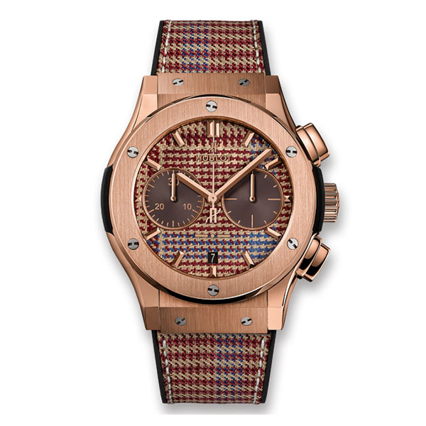 Hublot Classic Fusion Chronograph Italia Independent Prince-de-galles King Gold