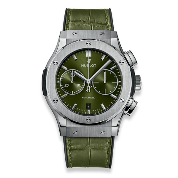 Hublot Classic Fusion Chronograph Titanium Green