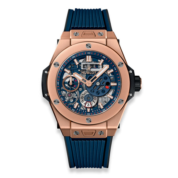 Hublot Big Bang Meca-10 King Gold Blue
