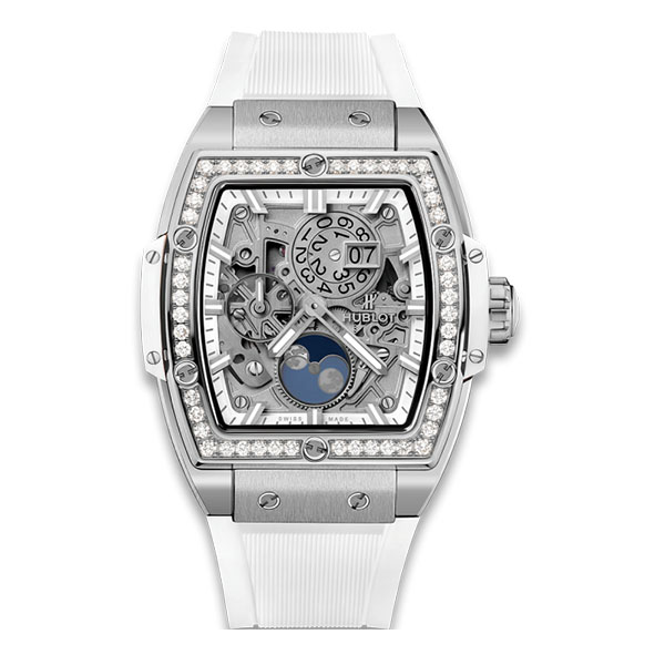 Hublot Spirit Of Big Bang Moonphase Titanium White Diamonds