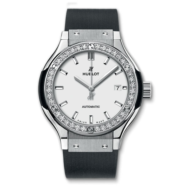Hublot Classic Fusion Titanium Opalin Diamonds