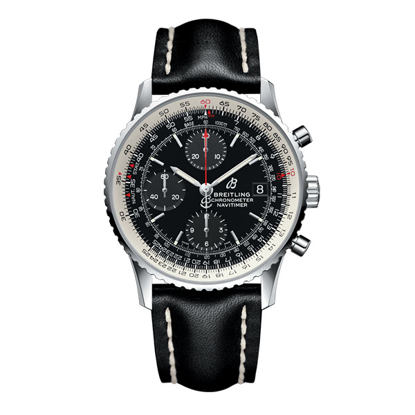 Breitling Navitimer 1 Chronograph Black Leather