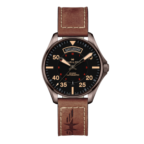 Khaki Pilot Day Date Auto