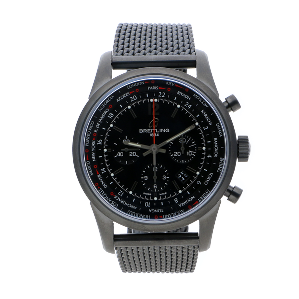 Breitling Transocean Unitime Pilot Limited Edition Folding Clasp