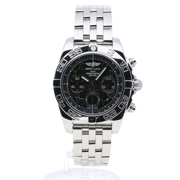 Breitling Chronomat 41 Black Stainless Steel (Pilot) Folding Clasp