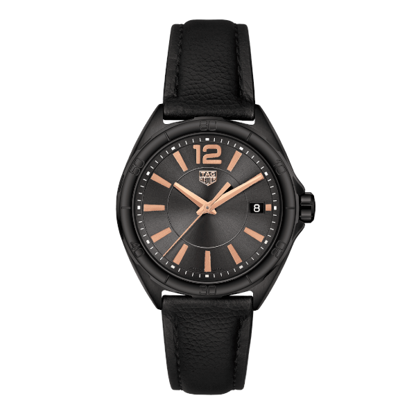 TAG Heuer Formula 1 Black Leather