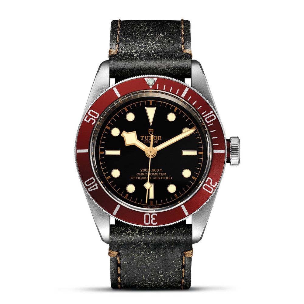 Tudor Black Bay Swiss Dive Leather Black 41mm Gents