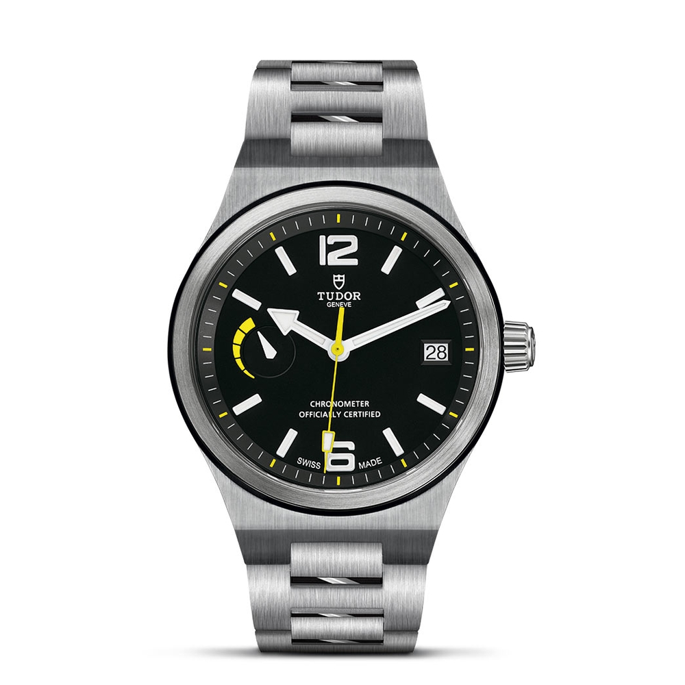 Tudor North Flag Stainless Steel Black 40mm Gents