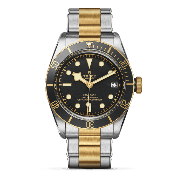 Tudor Black Bay S&G Stainless Steel, Gold Black 41mm Gents