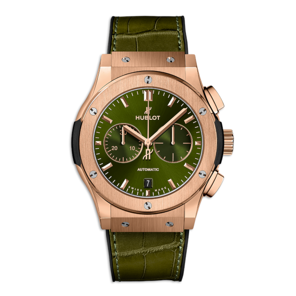 Hublot Classic Fusion Chronograph King Gold Green