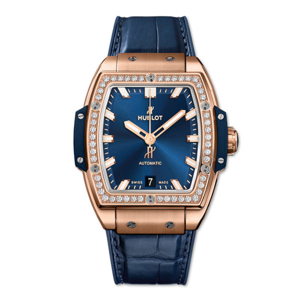 Hublot Spirit Of Big Bang King Gold Blue Diamonds
