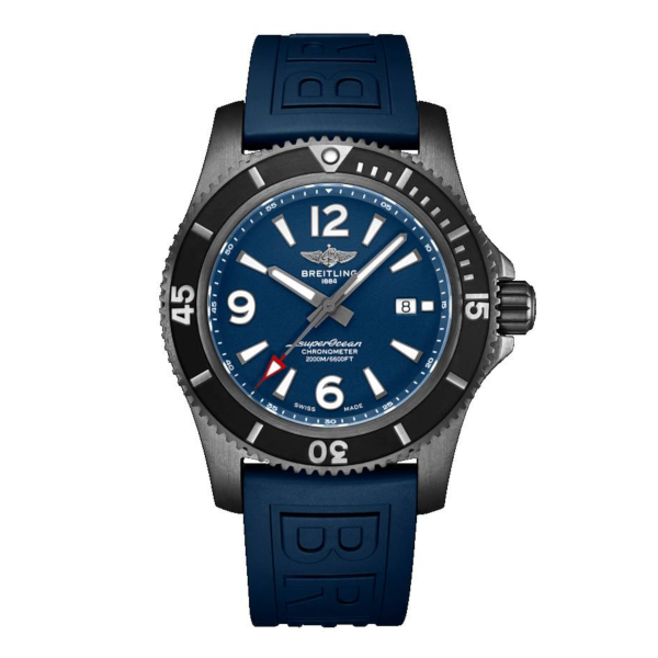 Breitling Superocean Automatic 46 Blacksteel Tang Clasp