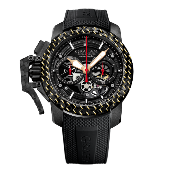 Graham Chronofighter Superlight Carbon Skeleton