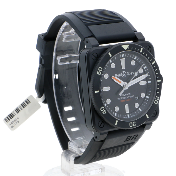 Bell & Ross BR 0392 Diver Black Matte AMJ Watches