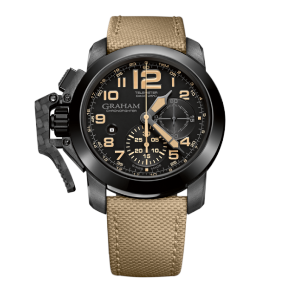 Graham Chronofighter Steel Black PVD