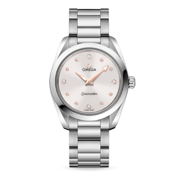 Seamaster Steel Diamonds Watch Aqua Terra