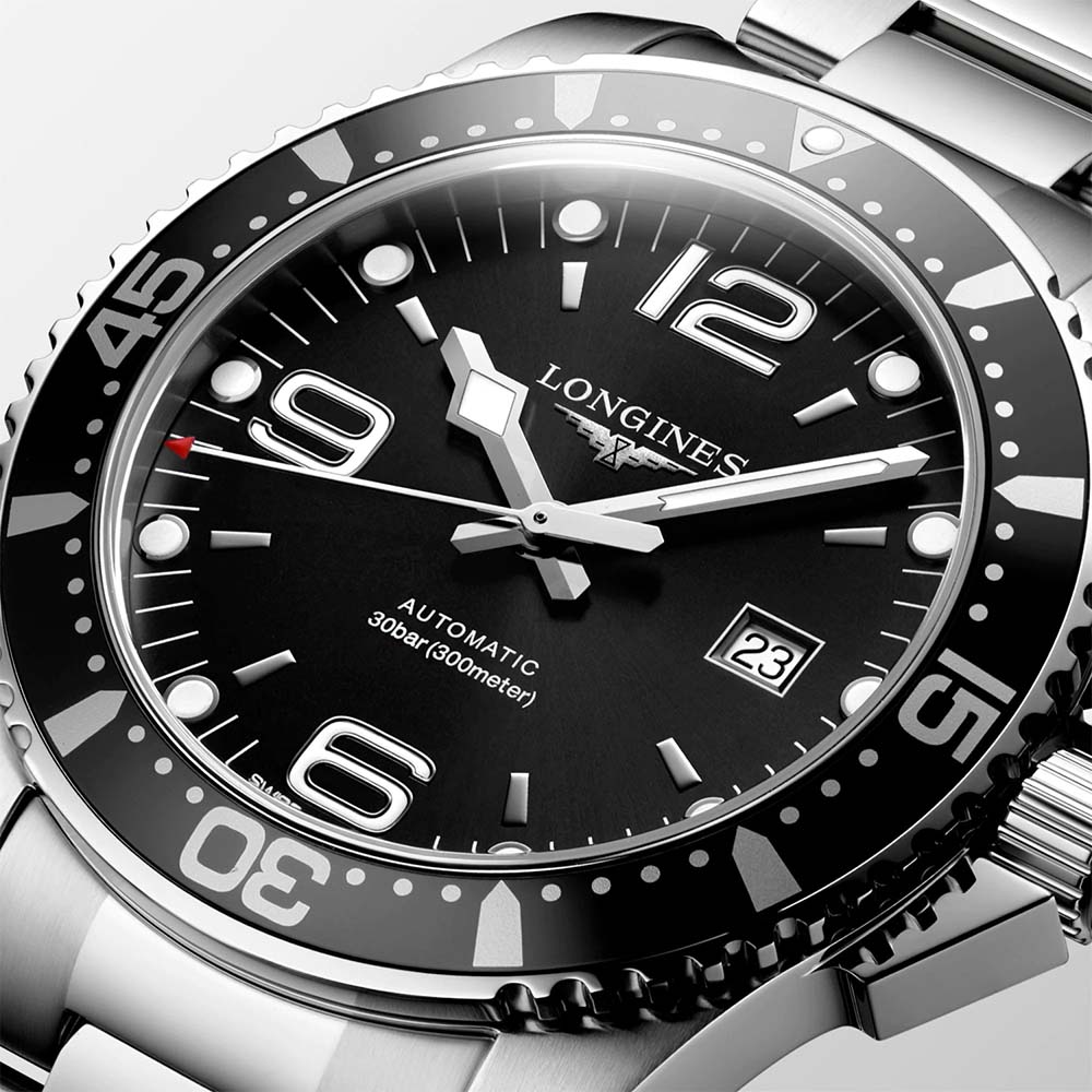 Longines HydroConquest 44mm Automatic Black AMJ Watches